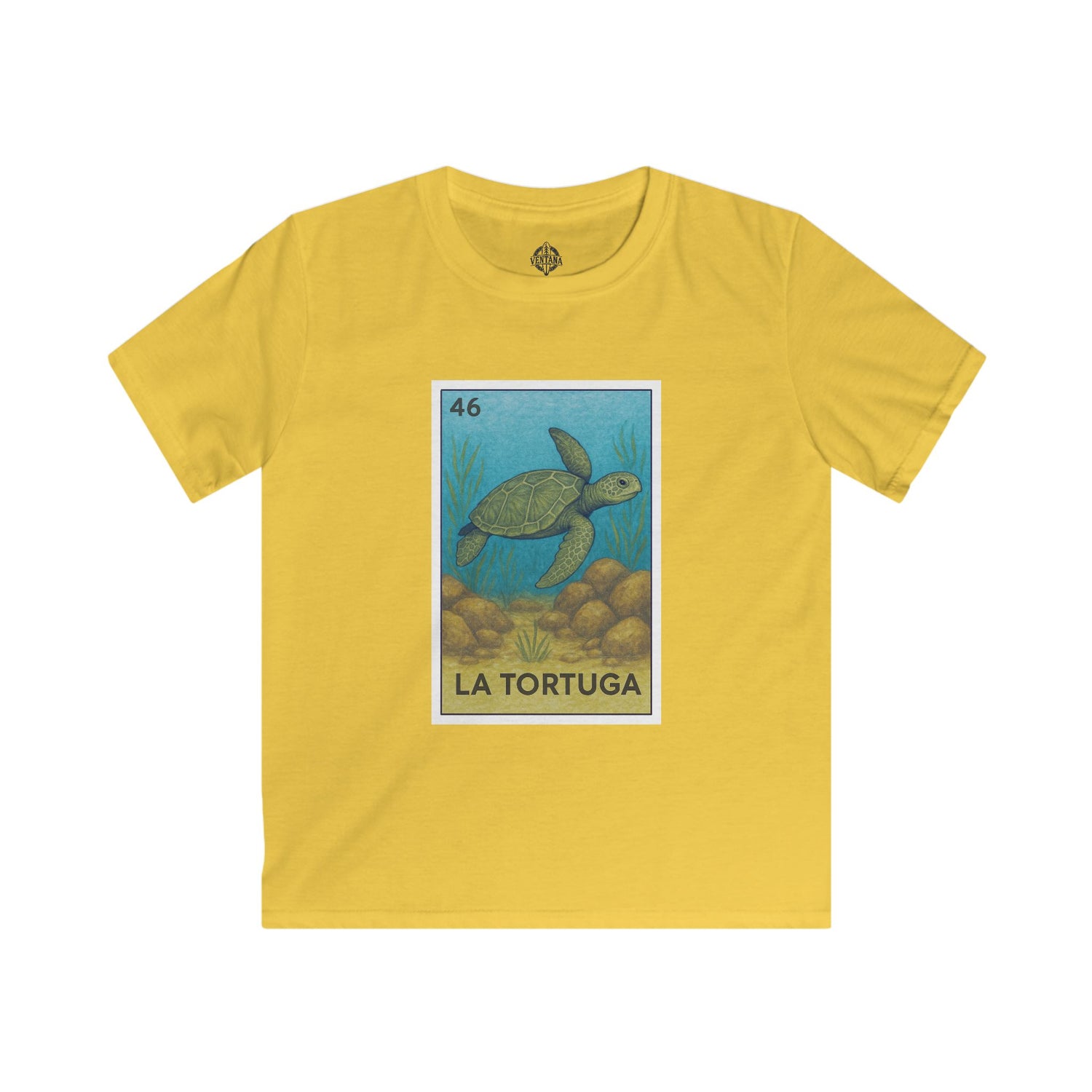 Turtle Lotería kids soft style t-shirt image 7