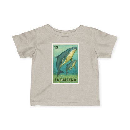 Whale Lotería infant cotton t-shirt image 4