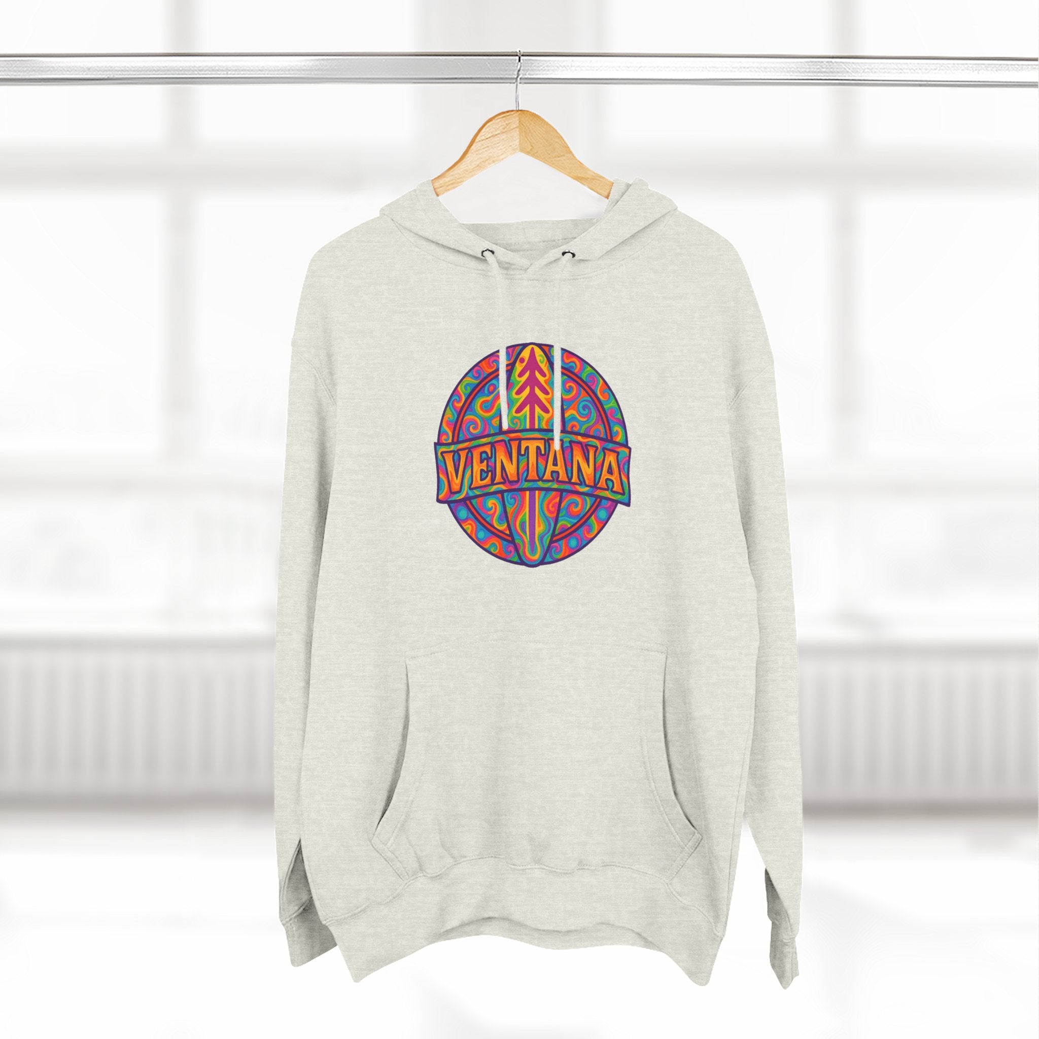 Ventana Psychedelic Treefish Logo Fleece Hoodie