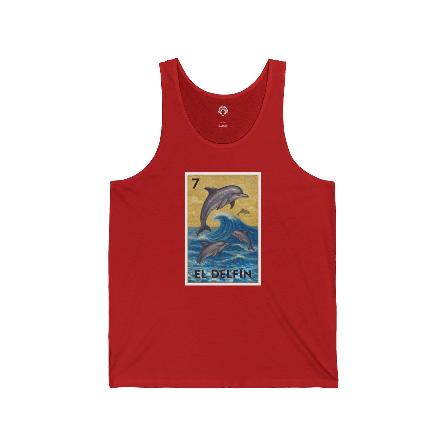 Dolphin Loteria tank top image 5