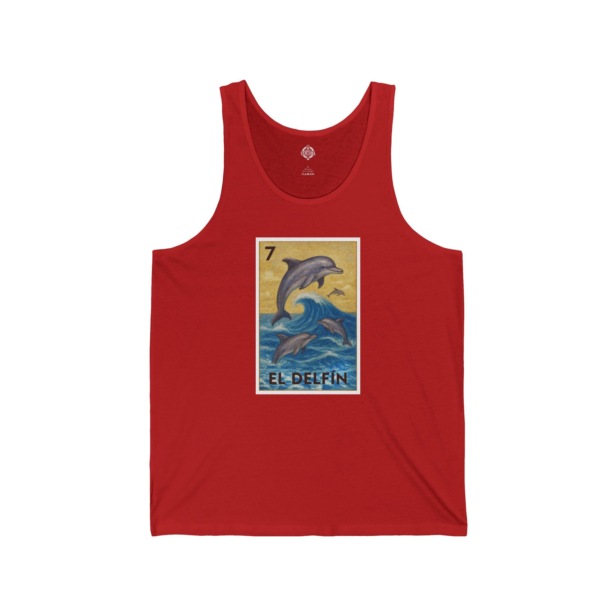 Dolphin Loteria tank top image 5