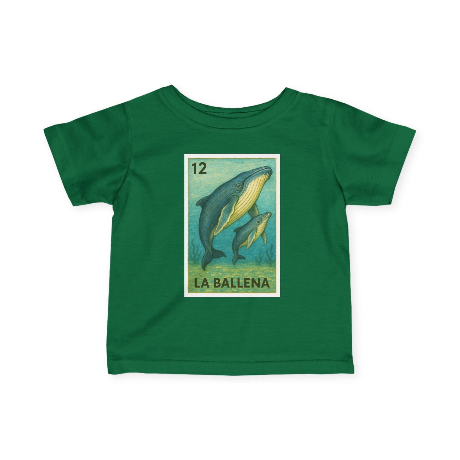 Whale Lotería infant cotton t-shirt image 9