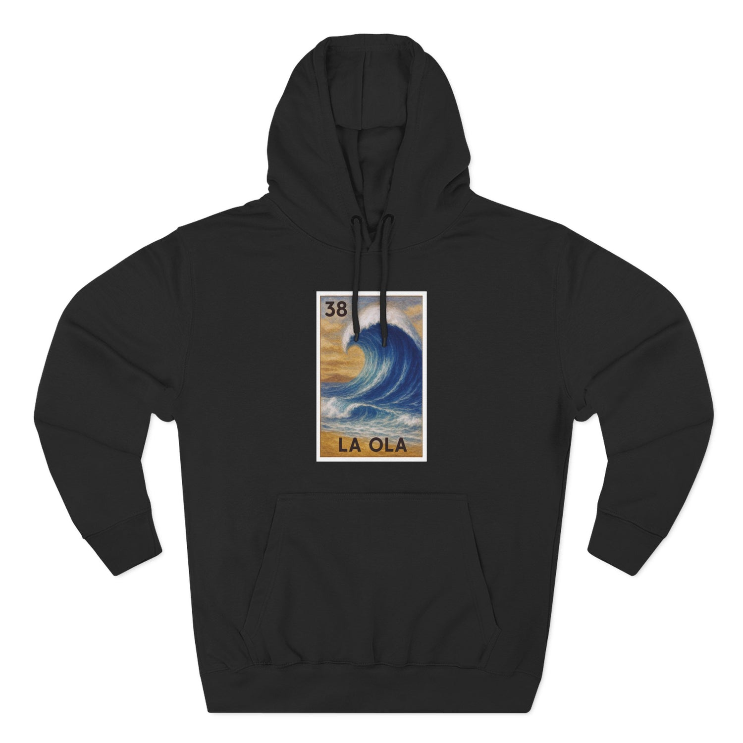 Wave Lotería fleece hoodie image 6
