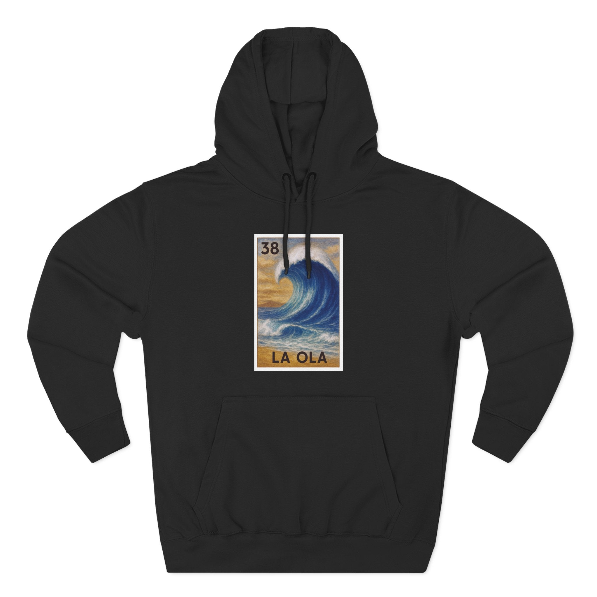 Wave Lotería fleece hoodie image 6