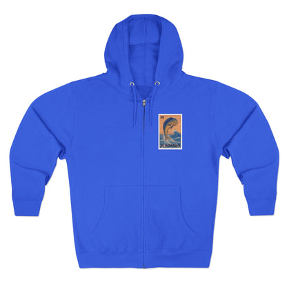 Dorado Lotería zip fleece hoodie image 6