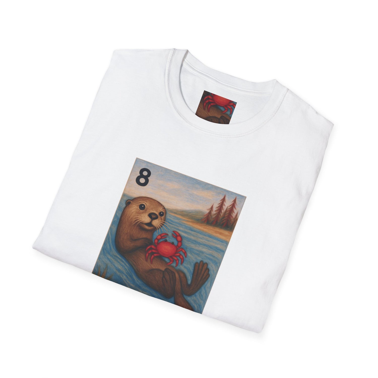 Sea Otter Lotería cotton t-shirt image 18