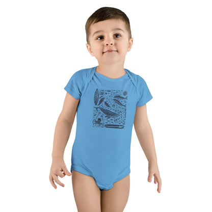Ventana Marine Life by Lili Arnold baby cotton onesie image 12