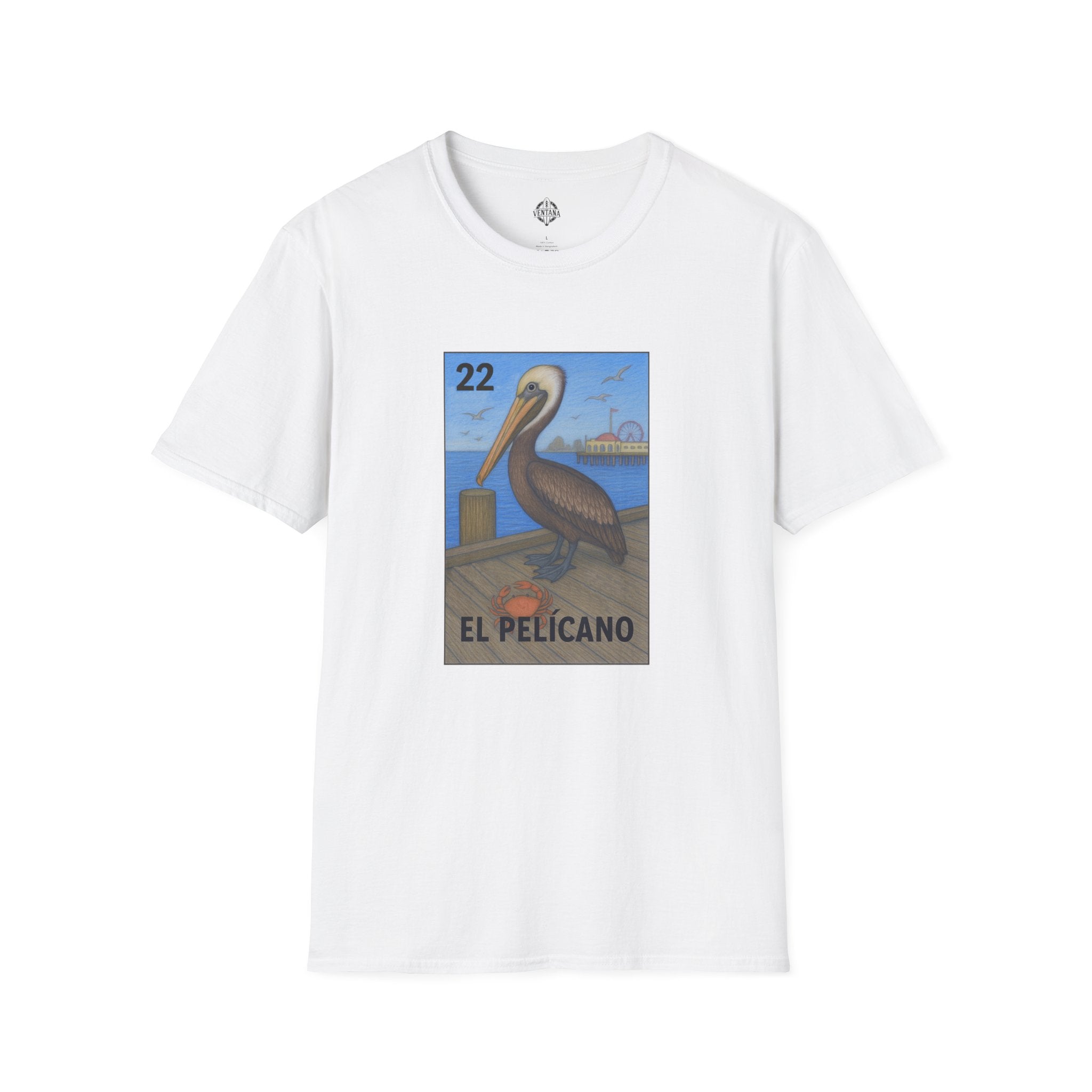 Pelican Lotería cotton t-shirt image 3