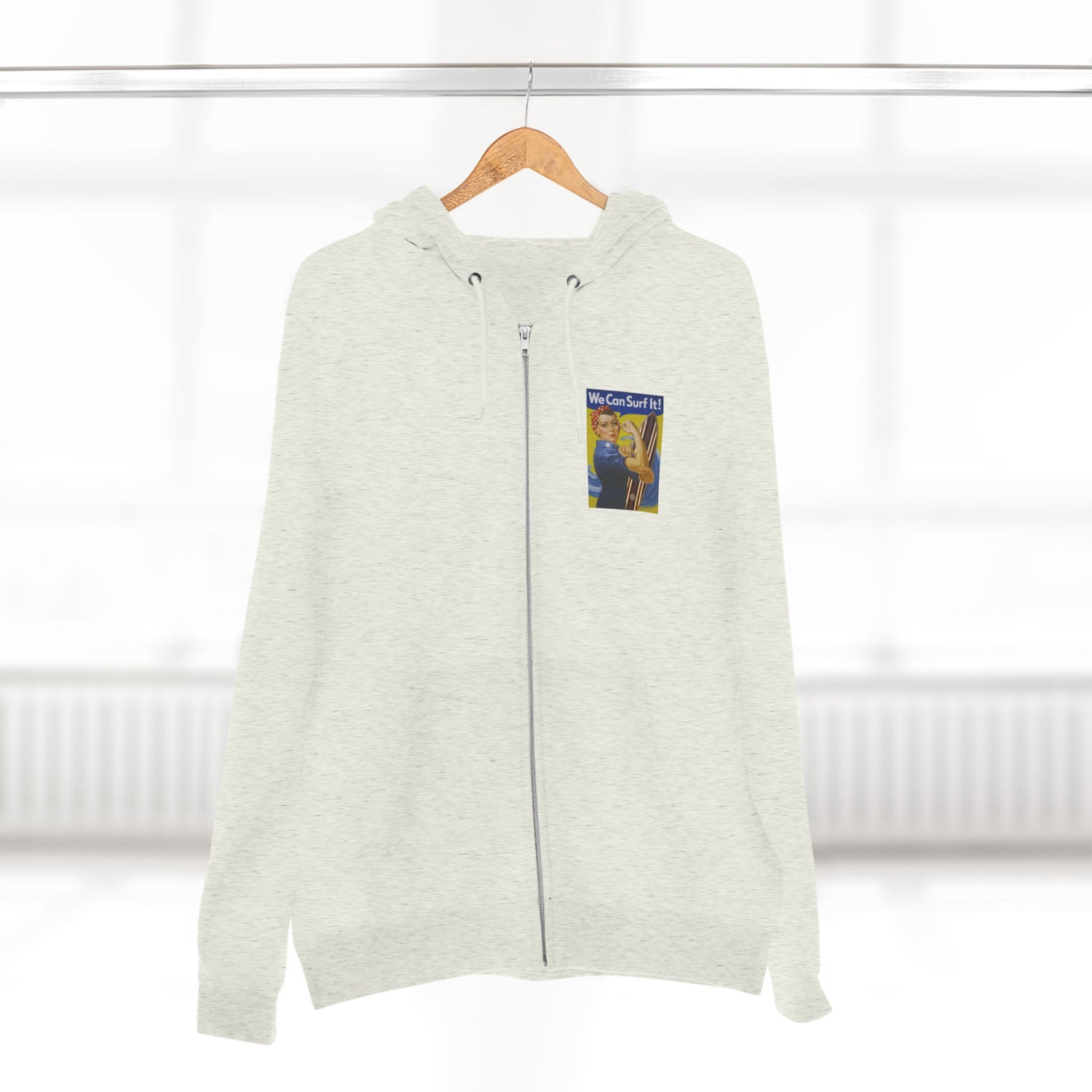 Rosie the Surfer Zip Hoodie