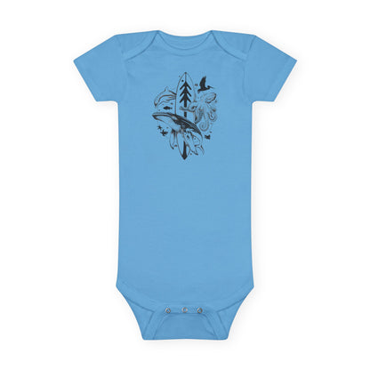 Ventana Monterey Bay by Thiago Bianchini baby cotton onesie image 1