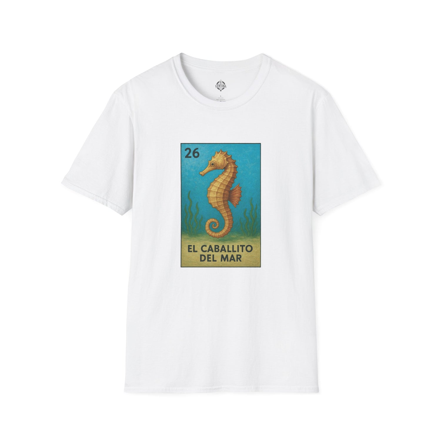 Seahorse Lotería cotton t-shirt image 5