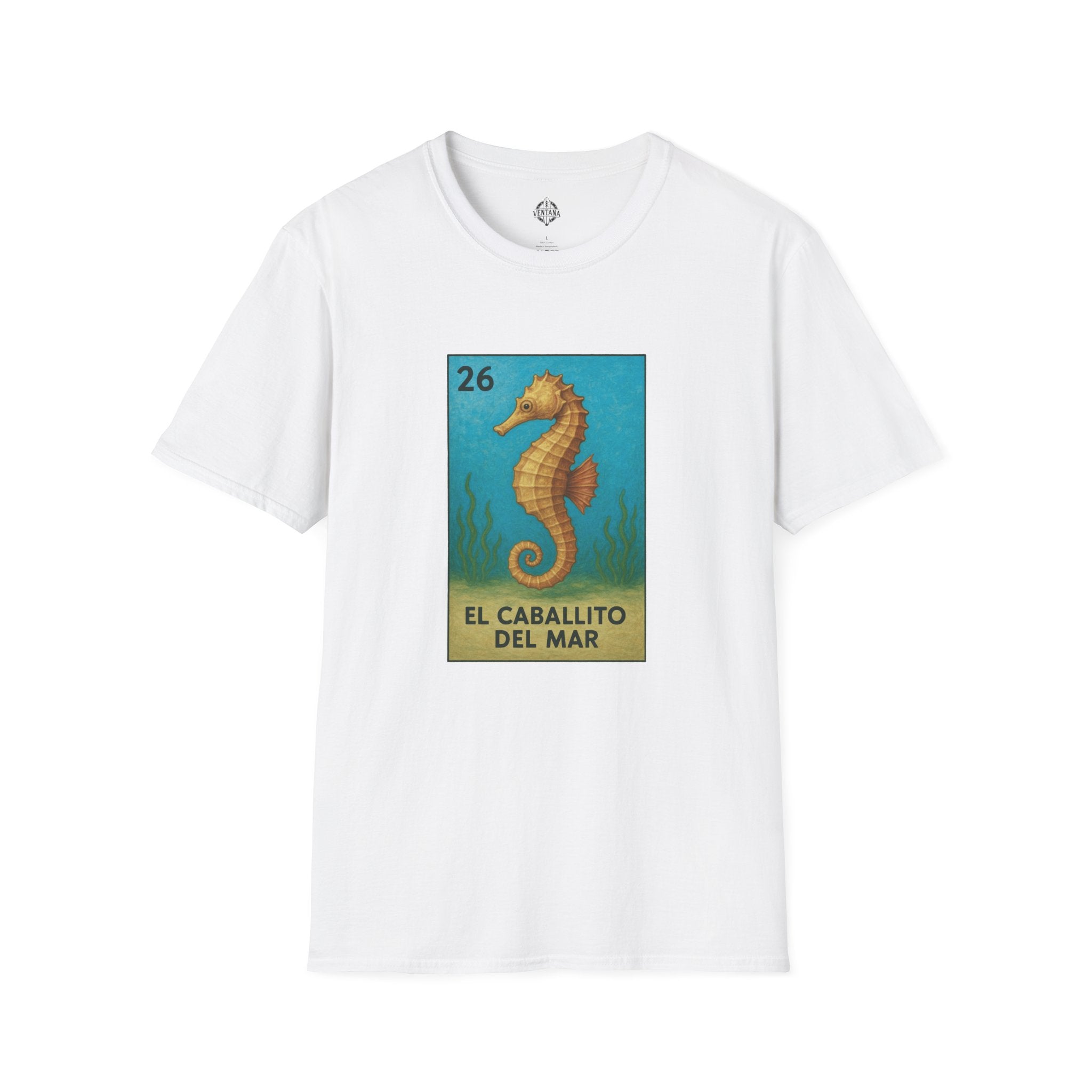 Seahorse Lotería cotton t-shirt image 5