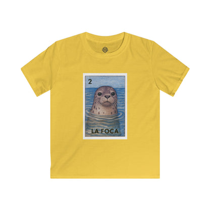 Seal Lotería kids soft style t-shirt image 7