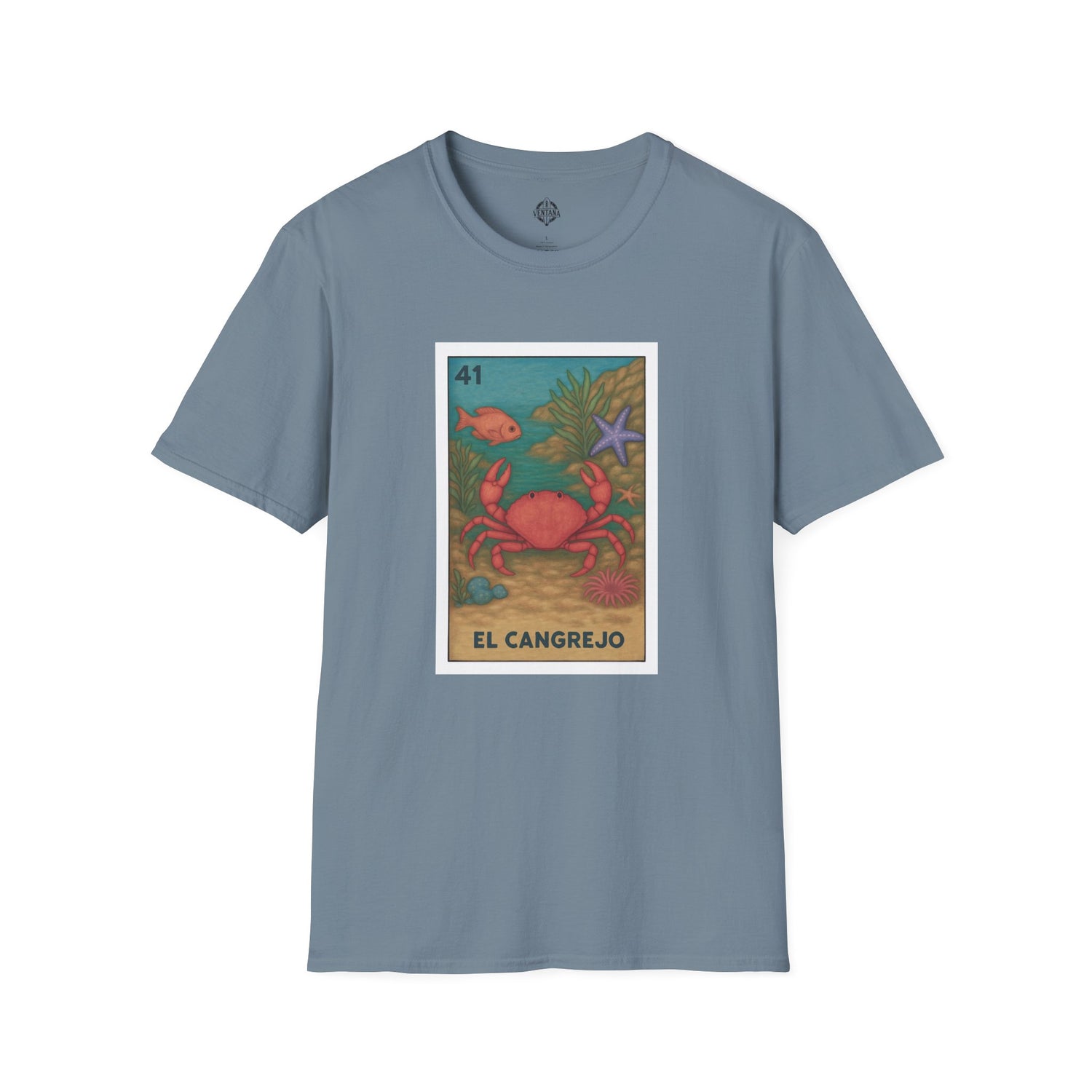 Crab Lotería cotton t-shirt image 11
