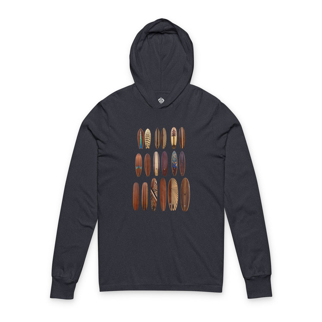 Ventana Wooden Surfboards cotton hooded long sleeve t-shirt image 1