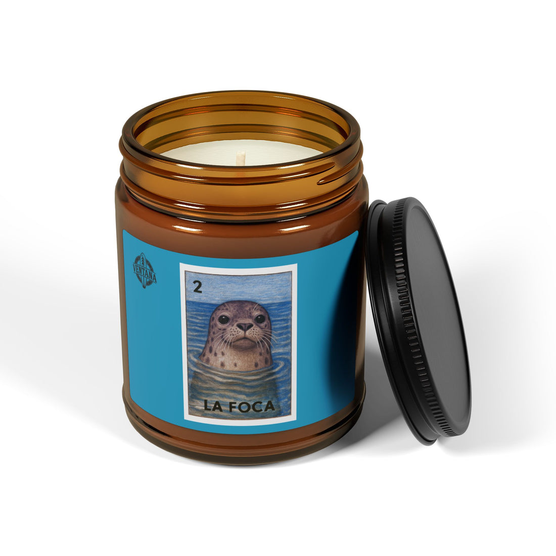 Seal Lotería - Scented Soy Candle (La Foca)