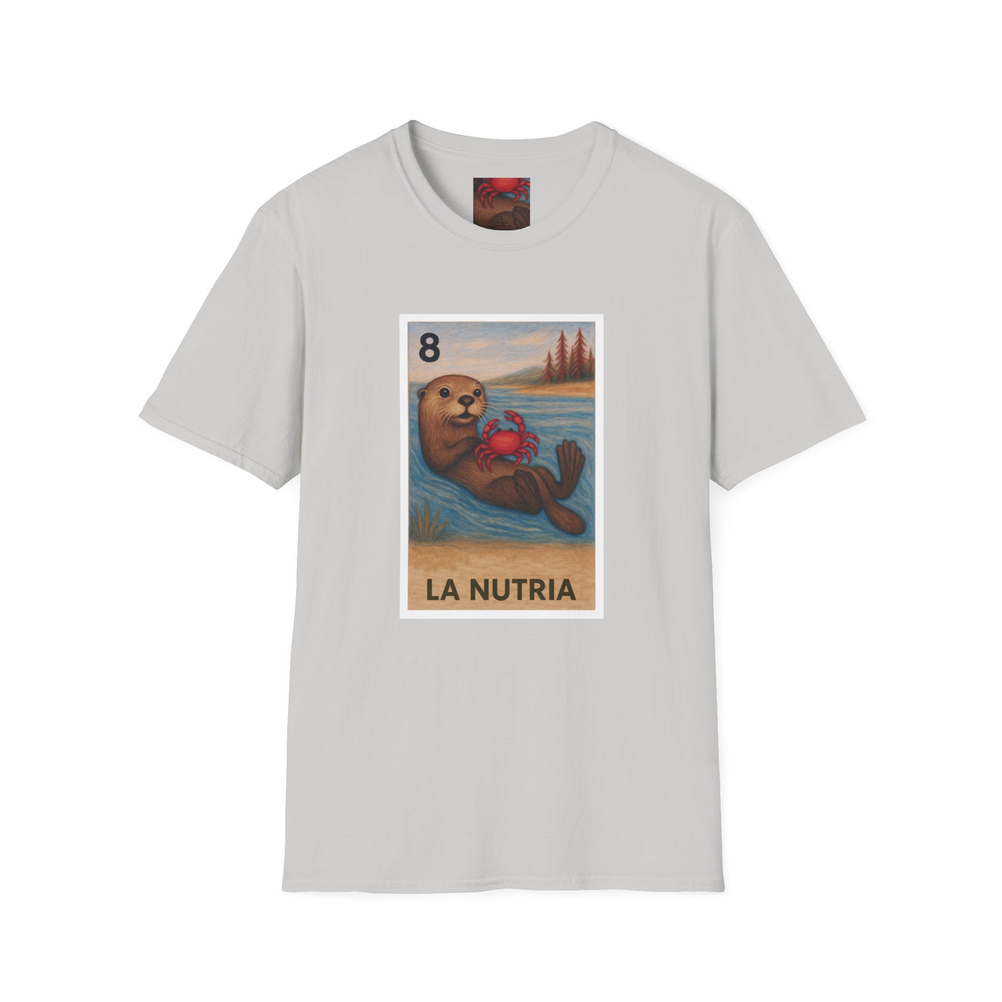 Sea Otter Lotería cotton t-shirt image 5