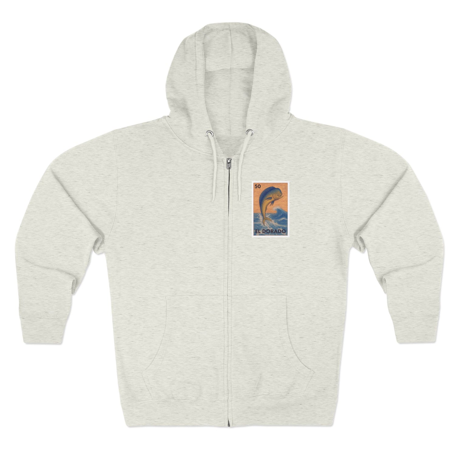 Dorado Lotería zip fleece hoodie image 2