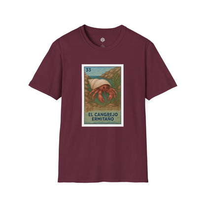 Hermit Crab Lotería cotton t-shirt image 6