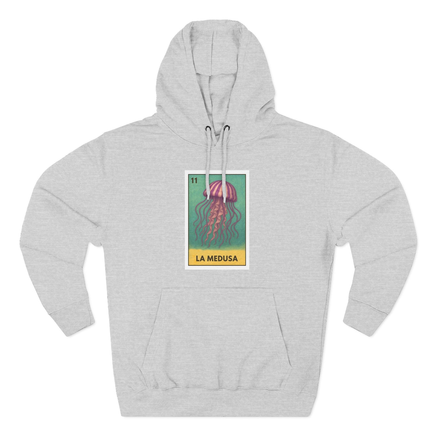 Sea Jelly Lotería fleece hoodie image 3
