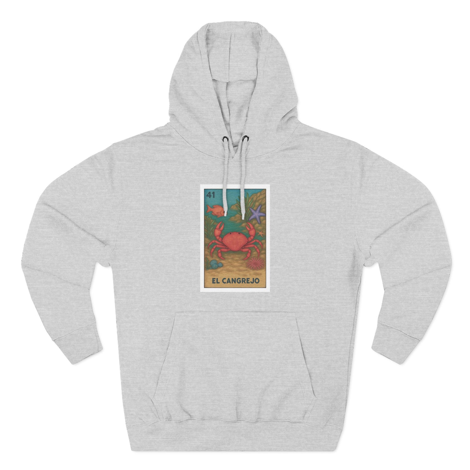 Crab Lotería fleece hoodie image 6