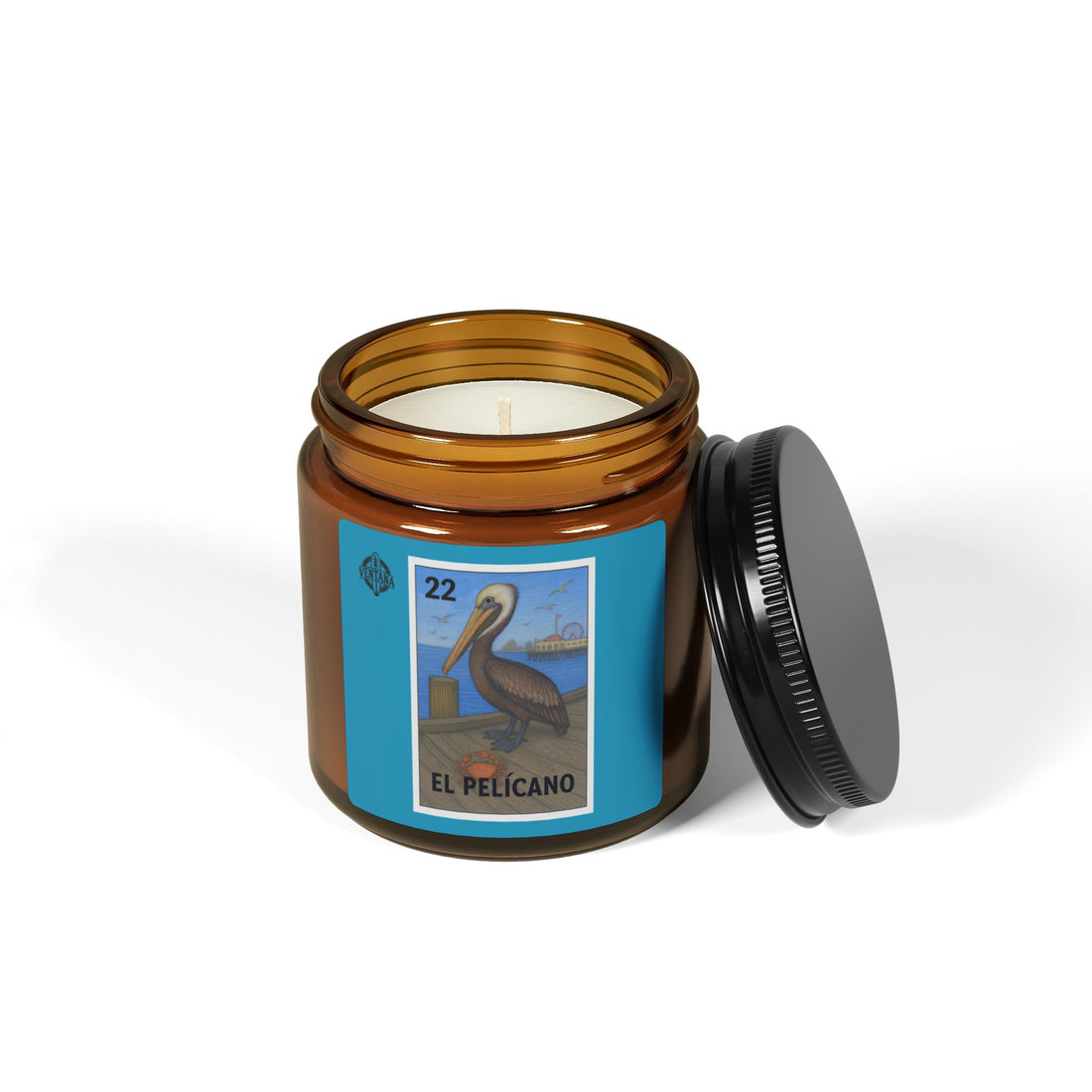 Pelican Lotería - Scented Soy Candle (El Pelícano)
