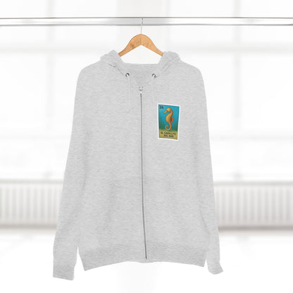 Seahorse Lotería zip fleece hoodie image 9