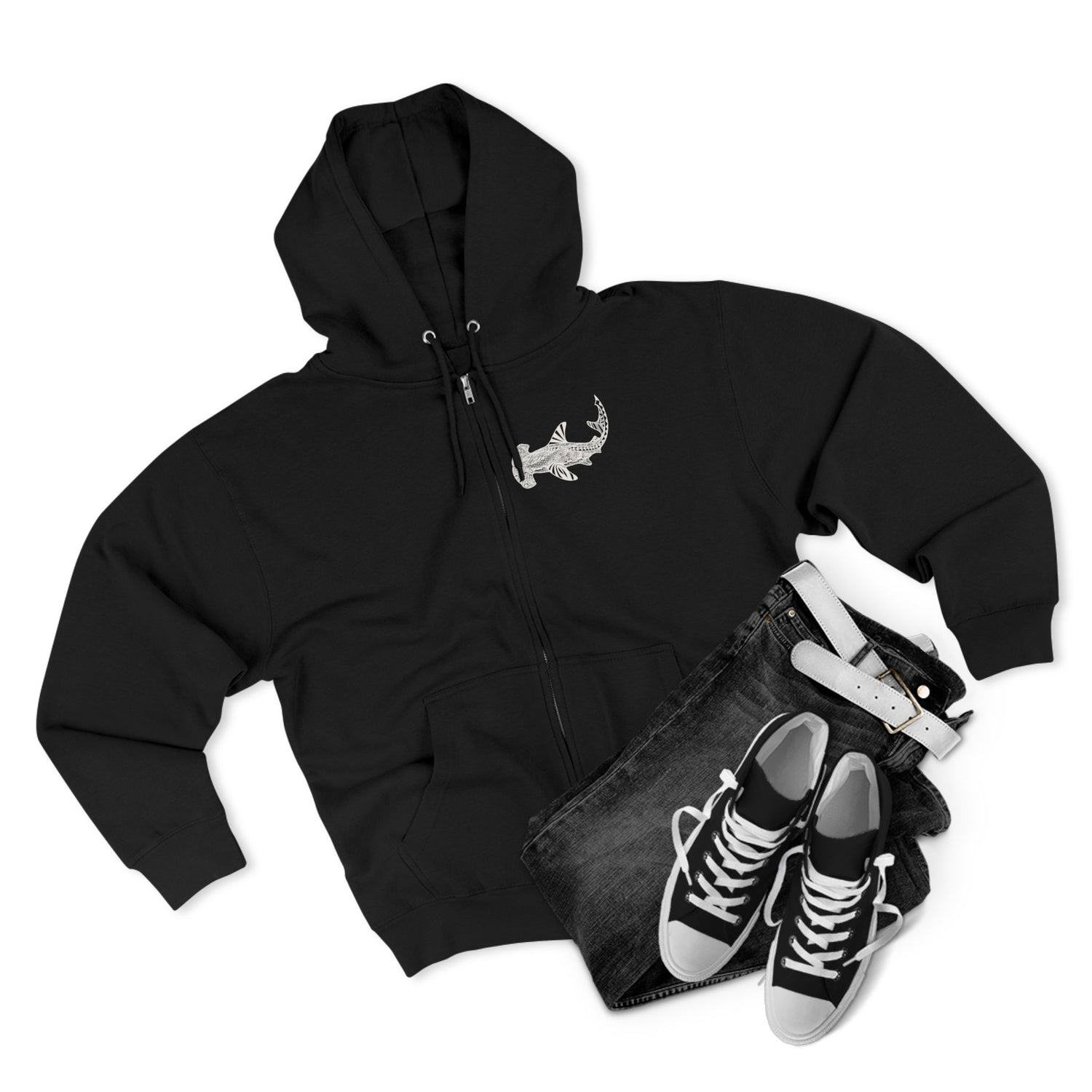 Ventangle Hammerhead zip fleece hoodie image 18