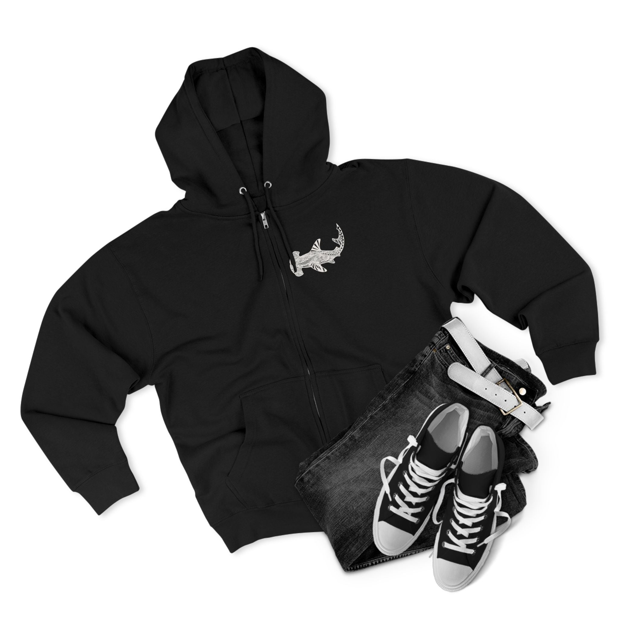 Ventangle Hammerhead zip fleece hoodie image 18