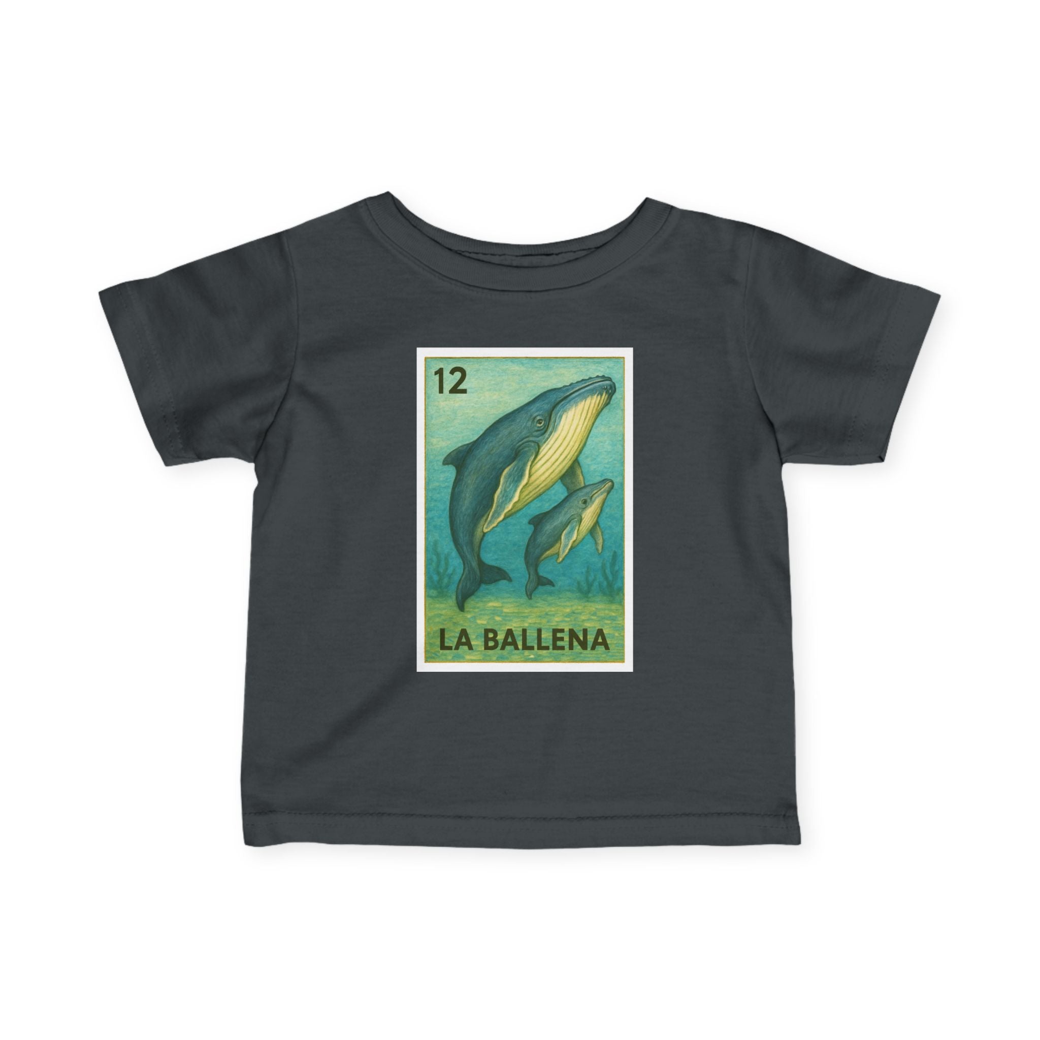 Whale Lotería infant cotton t-shirt image 11