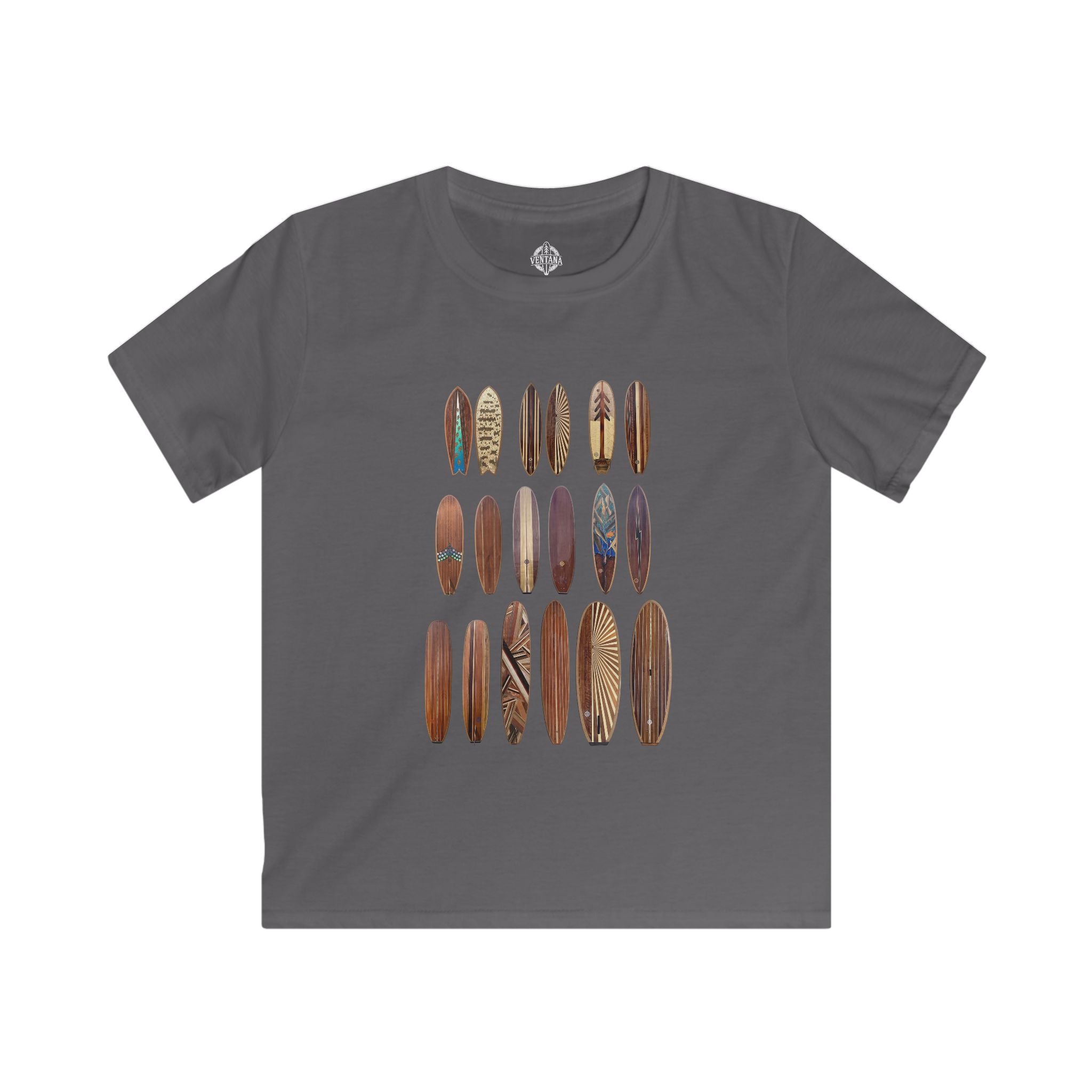 Ventana Wooden Surfboards kids soft style t-shirt image 9