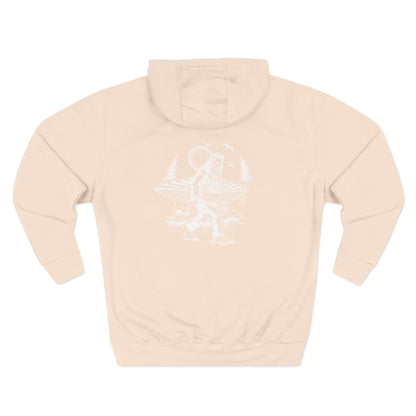 Ventana Surfsquatch by Thiago Bianchini Unisex - Pull-Over Cotton Blend Fleece Hoodie