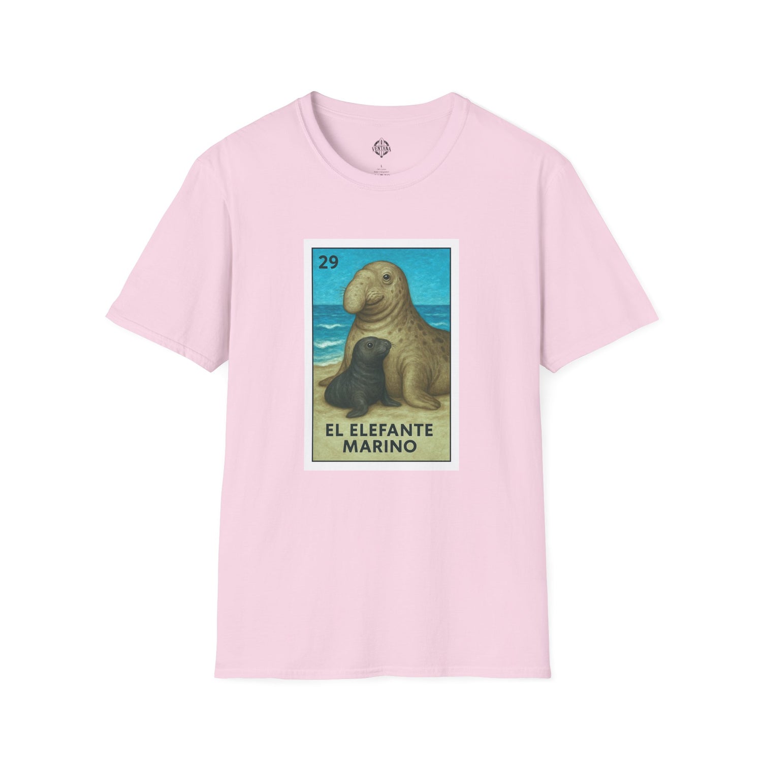 Elephant Seal Lotería cotton t-shirt image 15