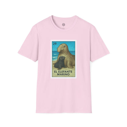 Elephant Seal Lotería cotton t-shirt image 15