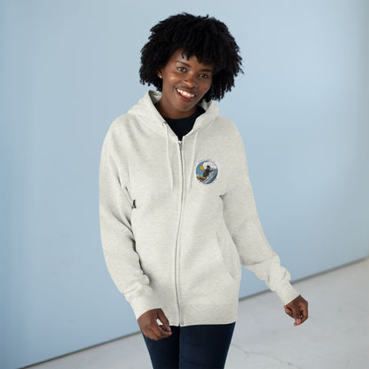 Surf with Otter 841 Zip Hoodie