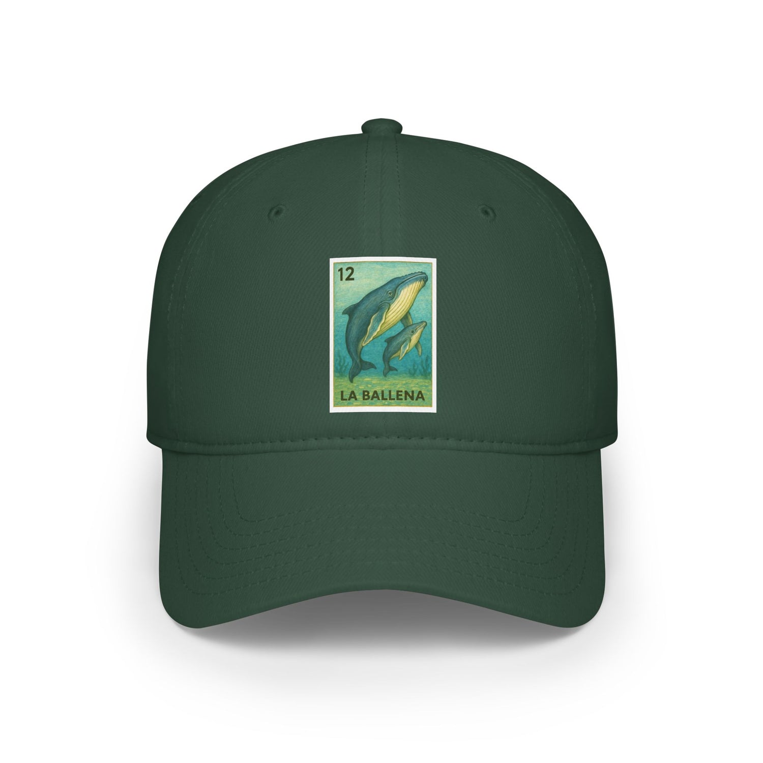 Whale Lotería baseball cap image 3