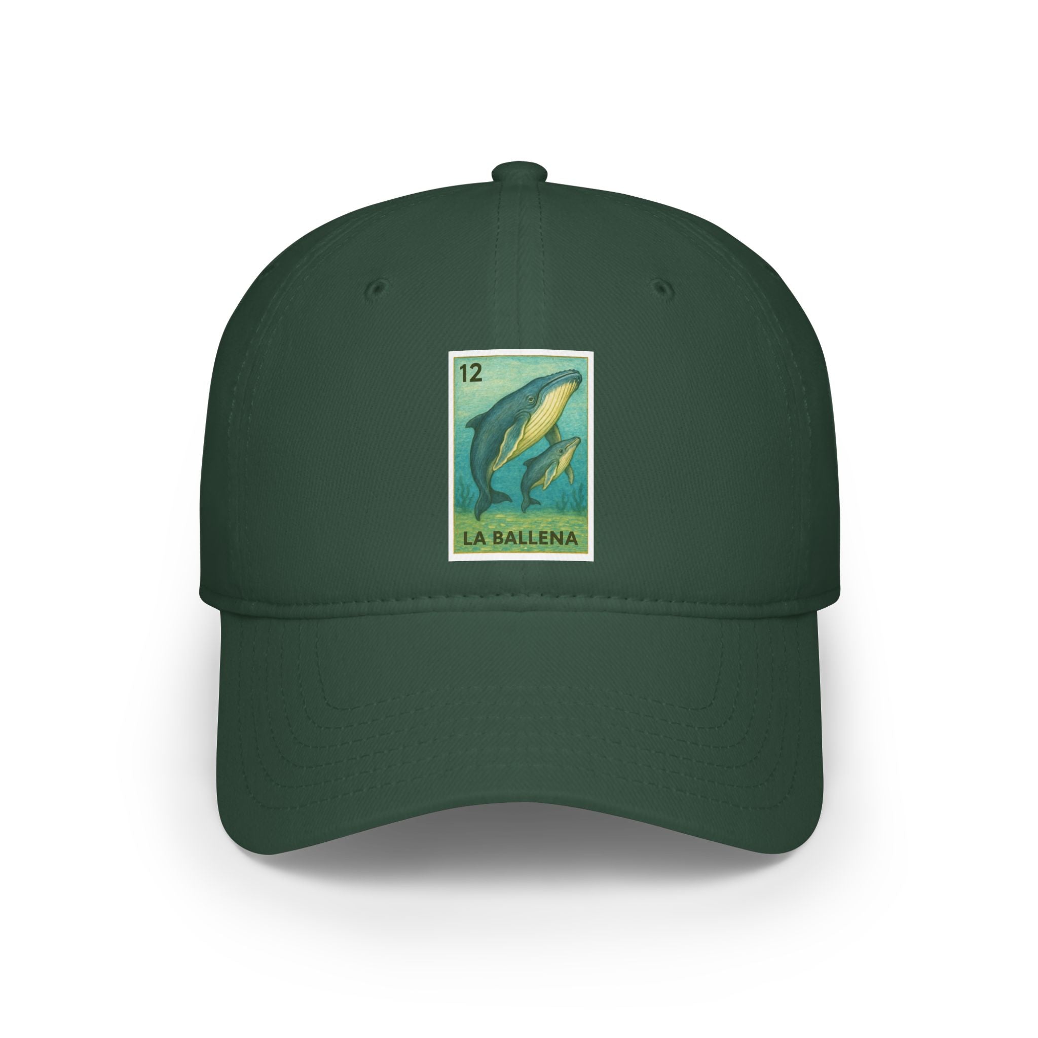 Whale Lotería baseball cap image 3