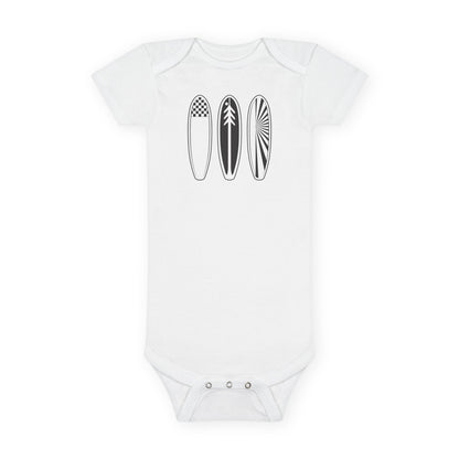 Ventana Three Board baby cotton onesie image 3
