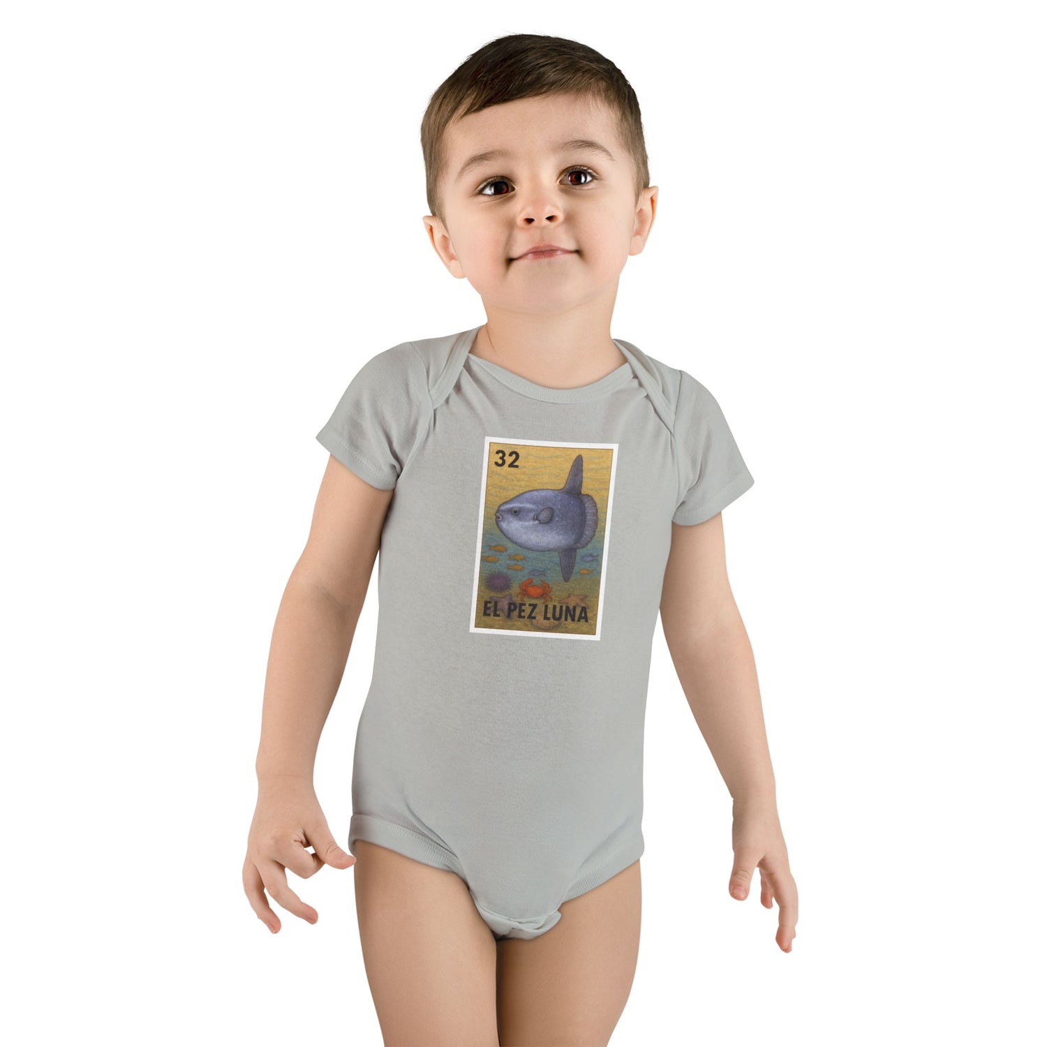 Sunfish Lotería baby cotton onesie image 9
