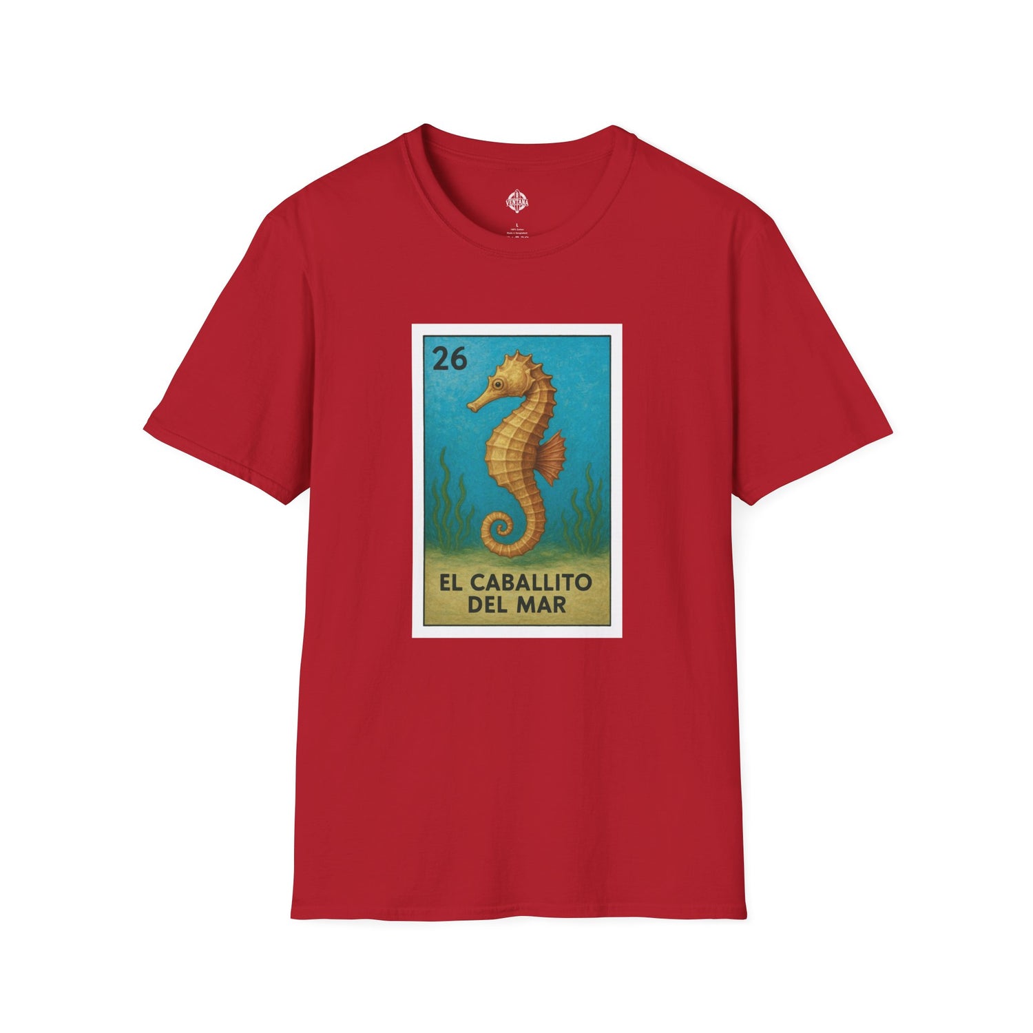 Seahorse Lotería cotton t-shirt image 16