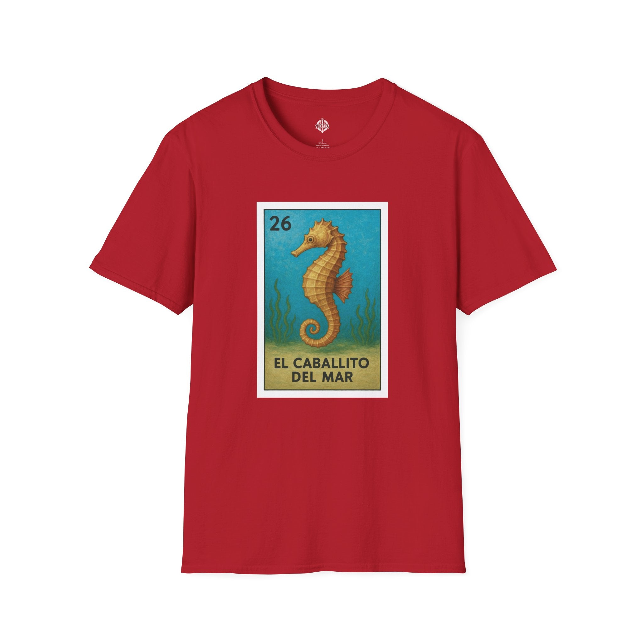 Seahorse Lotería cotton t-shirt image 16