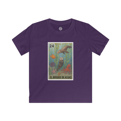 Kelp Forest Lotería kids soft style t-shirt image 11