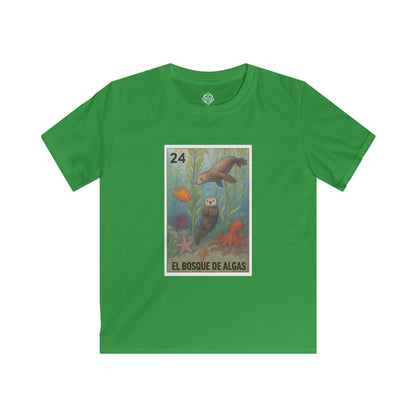 Kelp Forest Lotería kids soft style t-shirt image 8