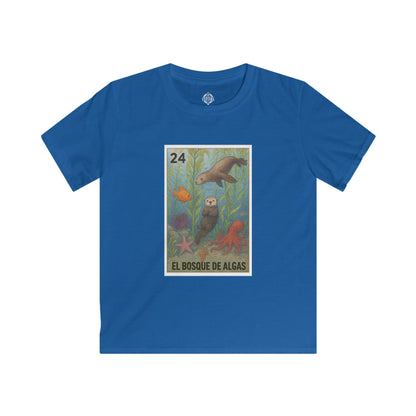 Kelp Forest Lotería kids soft style t-shirt image 10