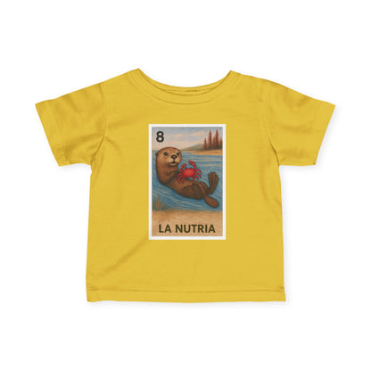 Sea Otter Lotería infant cotton t-shirt image 7
