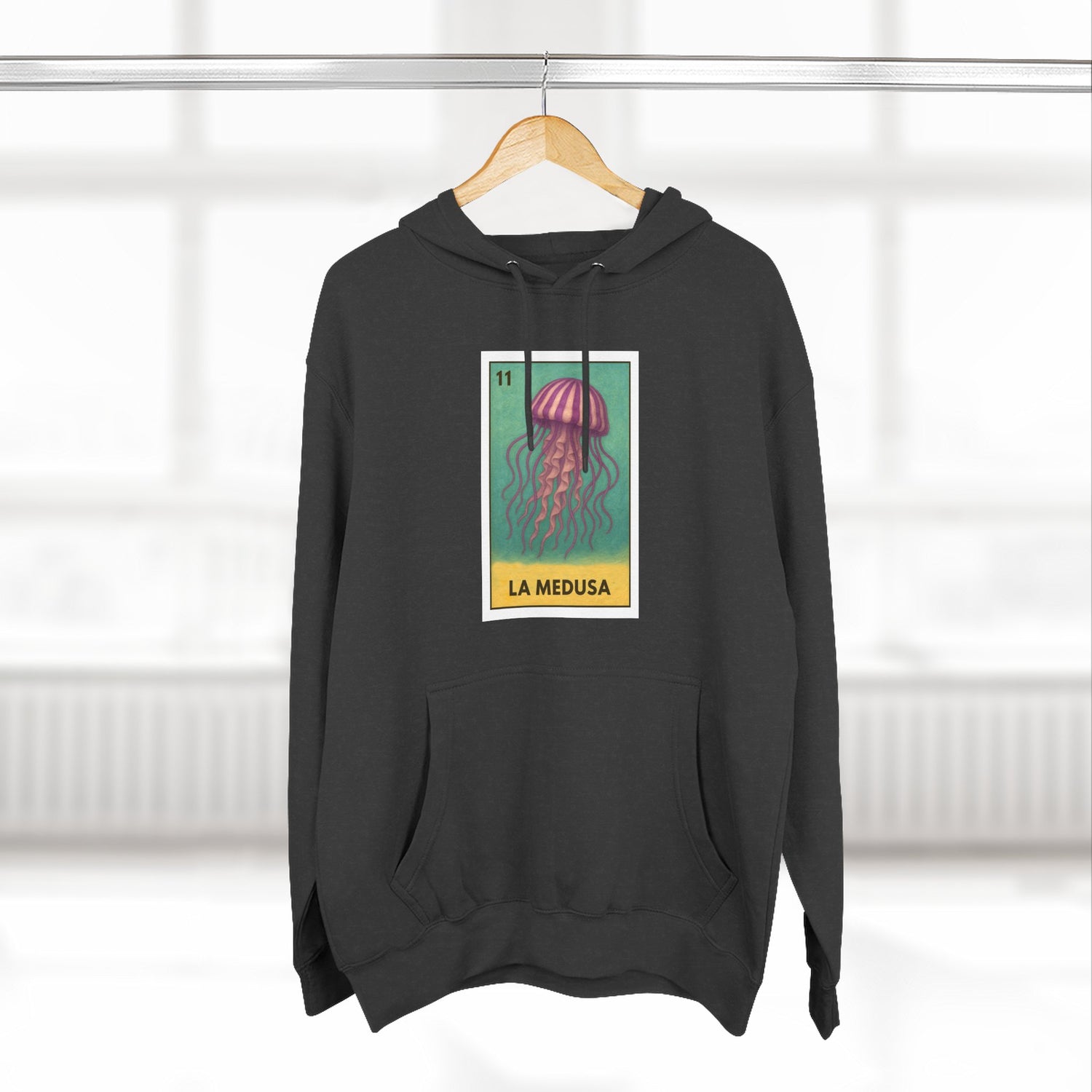 Sea Jelly Lotería Fleece Hoodie