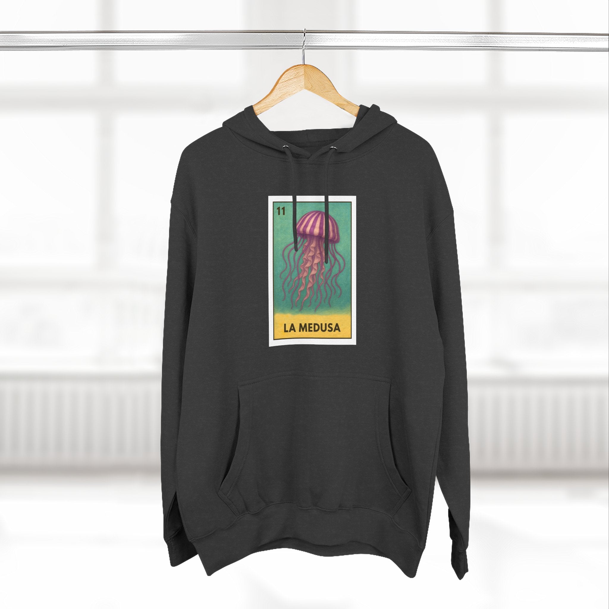Sea Jelly Lotería Fleece Hoodie