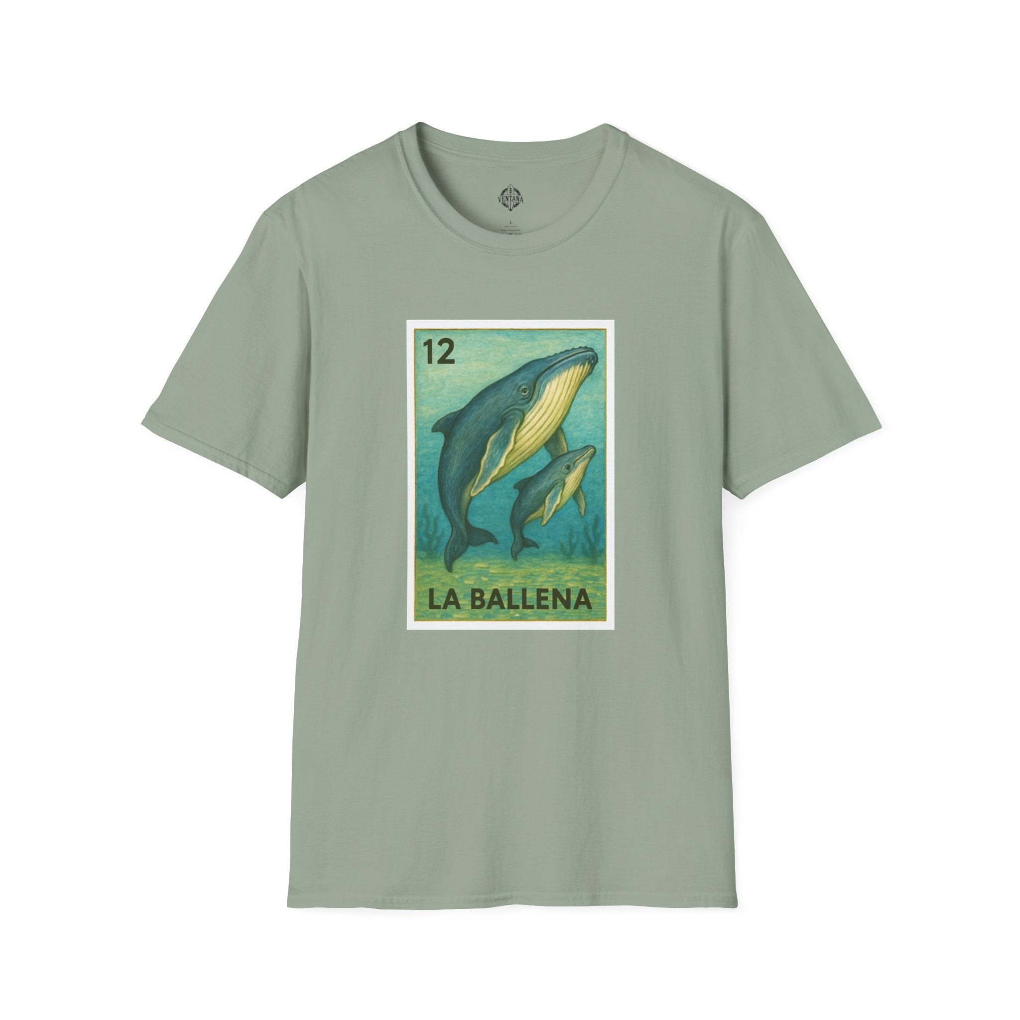 Whale Lotería cotton t-shirt image 8