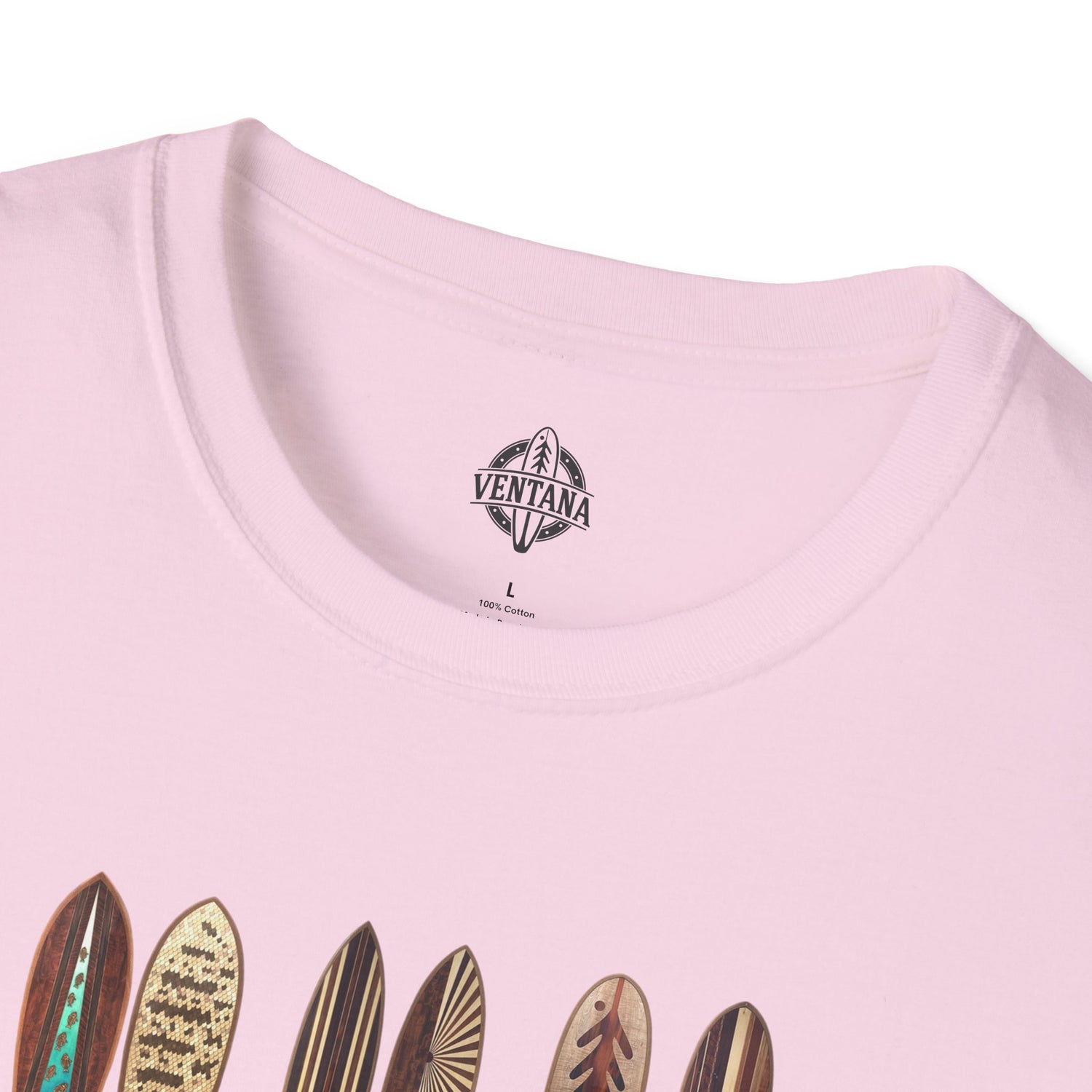 Ventana Wooden Surfboards Unisex - Soft Style U.S. Cotton T-Shirt