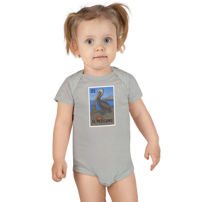 Pelican Lotería baby cotton onesie image 10